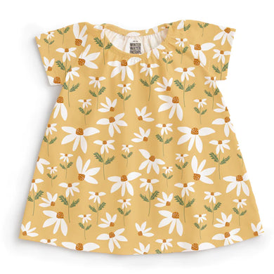 Lily Baby Dress - Yellow Daisies