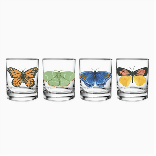 Butterfly Short Juice Glass
