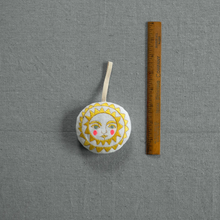 Load image into Gallery viewer, White Bright Neon Sun - Cotton & Lavender Filled Ornament