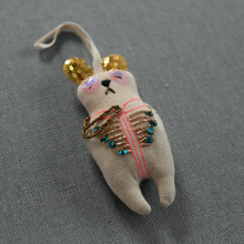 Load image into Gallery viewer, Sargent Pepper Bear - Cotton & Lavender Filled Ornament