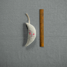 Load image into Gallery viewer, Pink Moon Man - Cotton & Lavender Filled Ornament