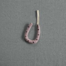 Load image into Gallery viewer, Lucky Horseshoe - Cotton & Lavender Filled Ornament