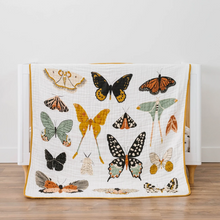 Load image into Gallery viewer, Reversible Quilt - Butterfly Collector