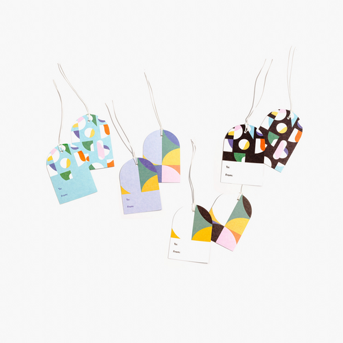 Gift Tag Set - Colorblock