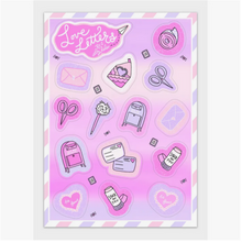 Load image into Gallery viewer, Valentine Sticker Sheet - Love Letters