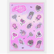 Load image into Gallery viewer, Valentine Sticker Sheet - Candy Shop