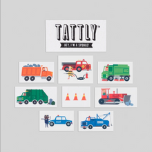 Load image into Gallery viewer, Traffic Truck Tattoo Set