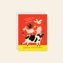Load image into Gallery viewer, Farm Party Animal – Funny Birthday Card