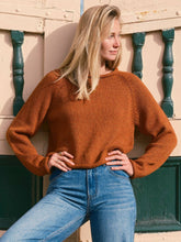 Load image into Gallery viewer, Fisherwoman Sweater - Burnt Orange