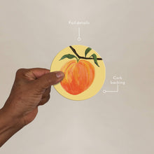 Load image into Gallery viewer, Peach Seedlings Coaster