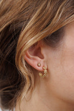 Load image into Gallery viewer, Petite Daisy Stud - 18k Gold Plated Earrings