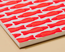 Load image into Gallery viewer, Red Gummy Fish Doodlebook