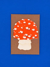 Load image into Gallery viewer, Red Capped Mushroom Die-Cut Greeting Card