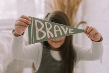 Load image into Gallery viewer, Brave Canvas Pennant Flag