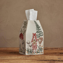 Load image into Gallery viewer, Mushrooms and Ferns Tissue Box Cover