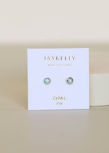 Load image into Gallery viewer, Simple Fire Opal Stud