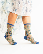 Load image into Gallery viewer, Capricorn Zodiac Shimmer Sheer Crew Sock
