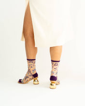Load image into Gallery viewer, Libra Zodiac Sheer Crew Sock