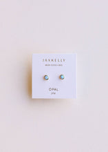 Load image into Gallery viewer, Simple Fire Opal Stud