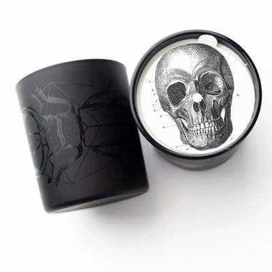 La Nuit Etched Beetle Black Candle