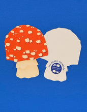 Load image into Gallery viewer, Red Capped Mushroom Die-Cut Greeting Card