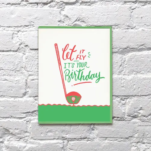 Let If Fly Birthday Card