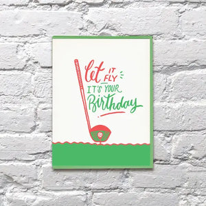 Let If Fly Birthday Card
