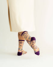 Load image into Gallery viewer, Libra Zodiac Sheer Crew Sock