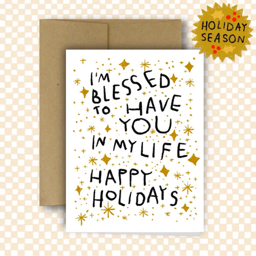 Blessed Holiday card