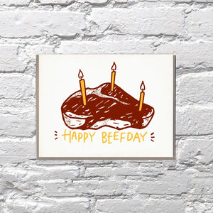 Beef Day Birthday Card