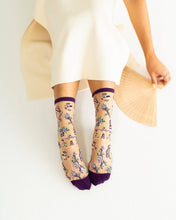 Load image into Gallery viewer, Libra Zodiac Sheer Crew Sock