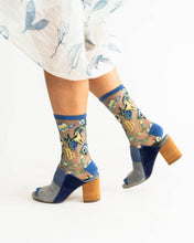 Load image into Gallery viewer, Capricorn Zodiac Shimmer Sheer Crew Sock