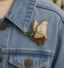 Load image into Gallery viewer, Duck Sequin Brooch