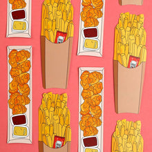 Load image into Gallery viewer, Chicken Nuggets Bookmark