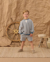 Load image into Gallery viewer, Relaxed Short - Marine Stripe