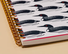 Load image into Gallery viewer, Loon Spiral Notebook