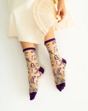 Load image into Gallery viewer, Libra Zodiac Sheer Crew Sock