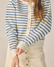 Load image into Gallery viewer, Maritime Stripe Cardigan