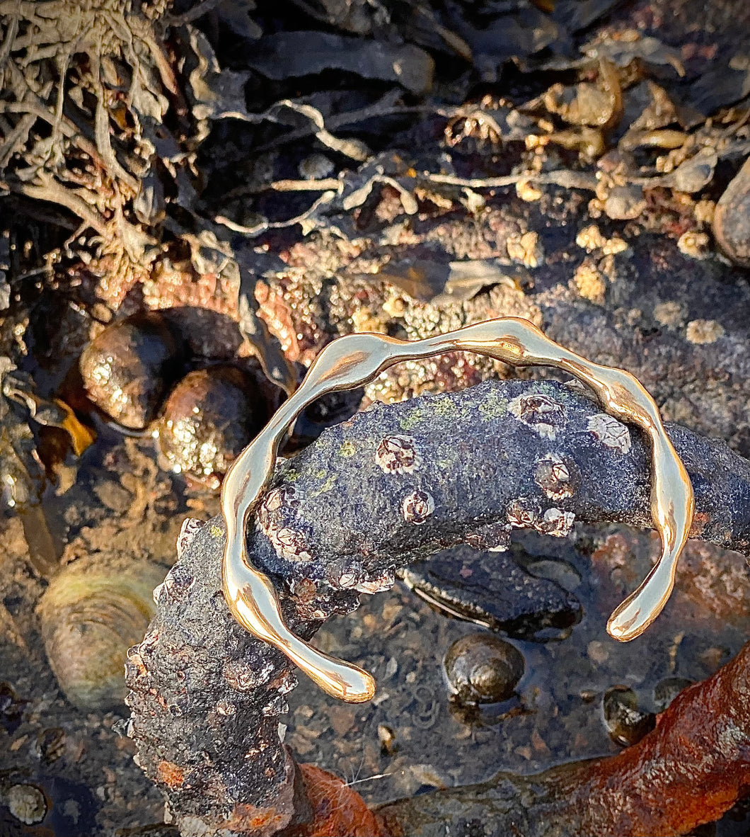 Seaweed Cuff - Brass