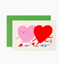 Load image into Gallery viewer, Skating Heart Pals - Mini Note