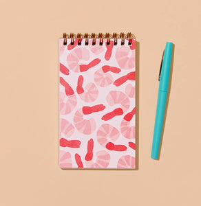 Pocket Size Spiral Notebook - Shrimp