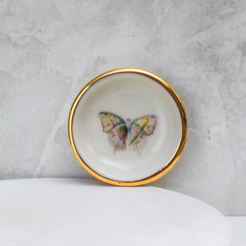 Pastel Butterfly Ring Dish