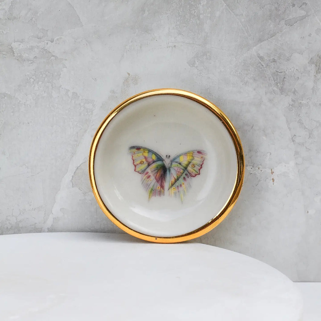 Pastel Butterfly Ring Dish