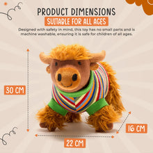 Load image into Gallery viewer, Highland Cow Plush Toy