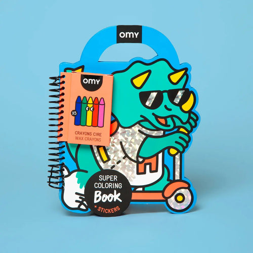 Coloring & Sticker Book - Dino