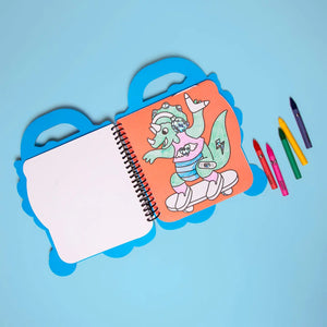 Coloring & Sticker Book - Dino
