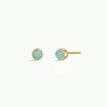 Load image into Gallery viewer, Simple Amazonite Studs
