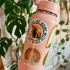 Stay at Home With Your Cat Sticker