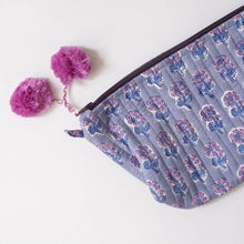 Load image into Gallery viewer, Makeup Pouch - Malin Periwinkle