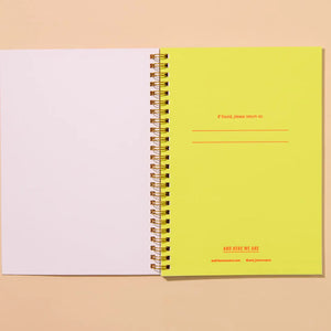 Letterpress Spiral Notebook - Pickles